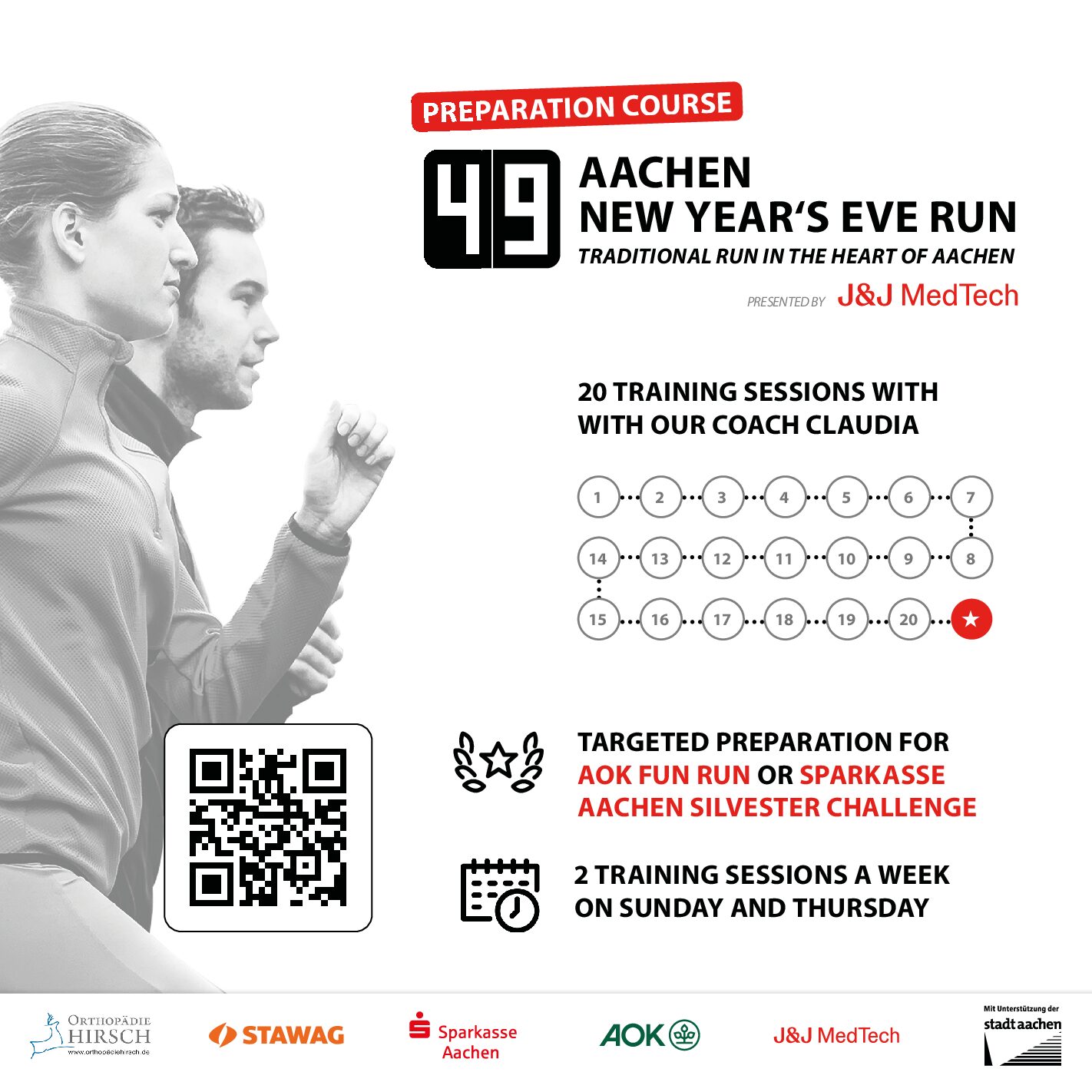 New Year's Eve Run preparation course